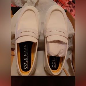 White Cole Haan Loafer- Women’s